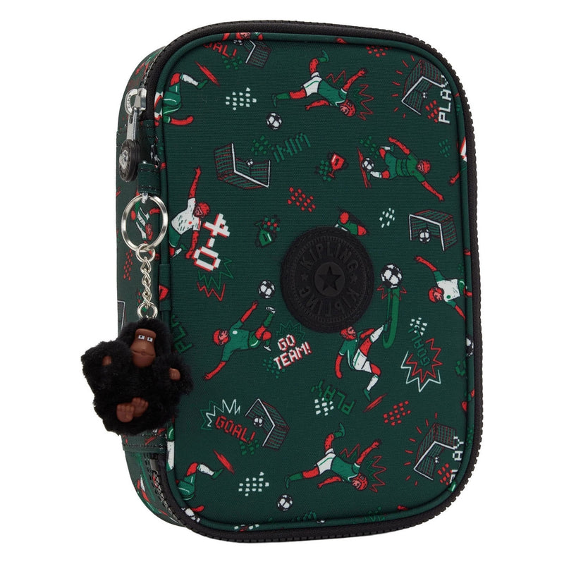 Load image into Gallery viewer, Kipling 100 pens etui - soccer print