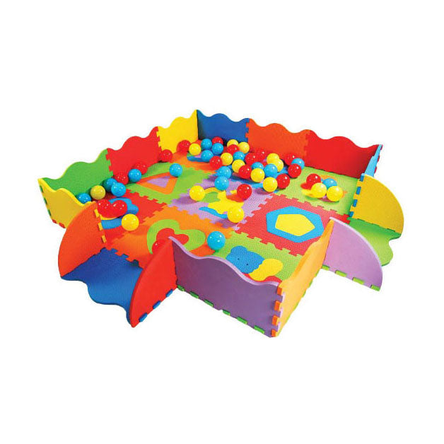 Load image into Gallery viewer, Foamtegels met rand en 40 ballen