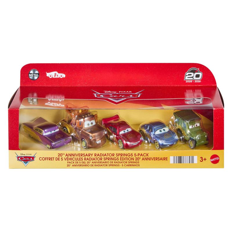 Afbeelding laden in galerijviewer, Mattel disney en pixar cars race om de 20ste verjaardag van radiator springs te vieren - set van 5