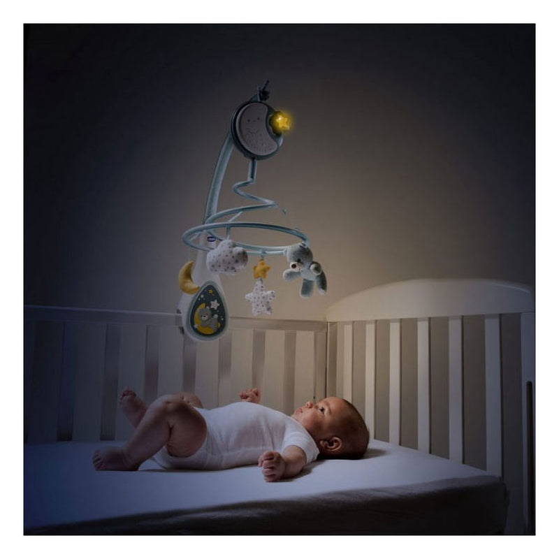 Load image into Gallery viewer, Next2dreams 3-in-1 muziekmobiel - blauw