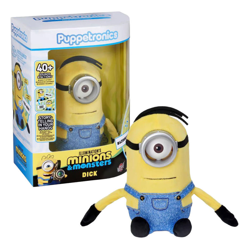 Load image into Gallery viewer, Ty universal minions dick palm puppetronic interactieve knuffel