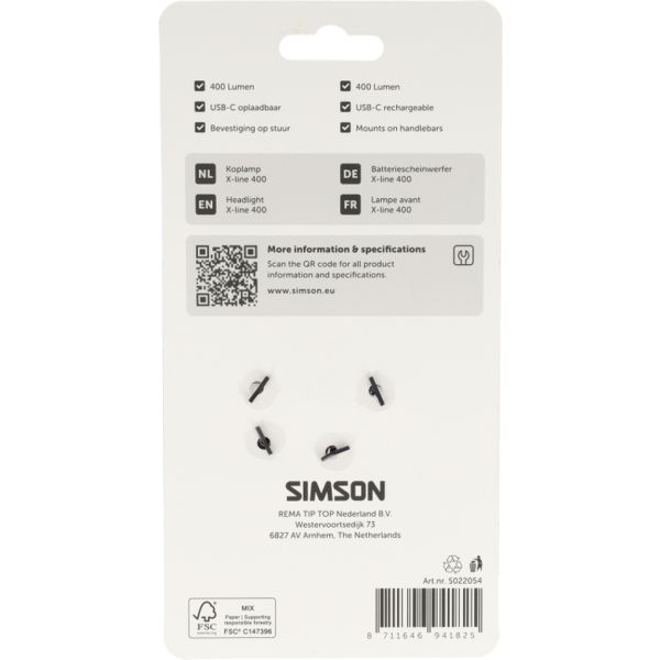 Load image into Gallery viewer, Simson koplamp aurora x-line 400