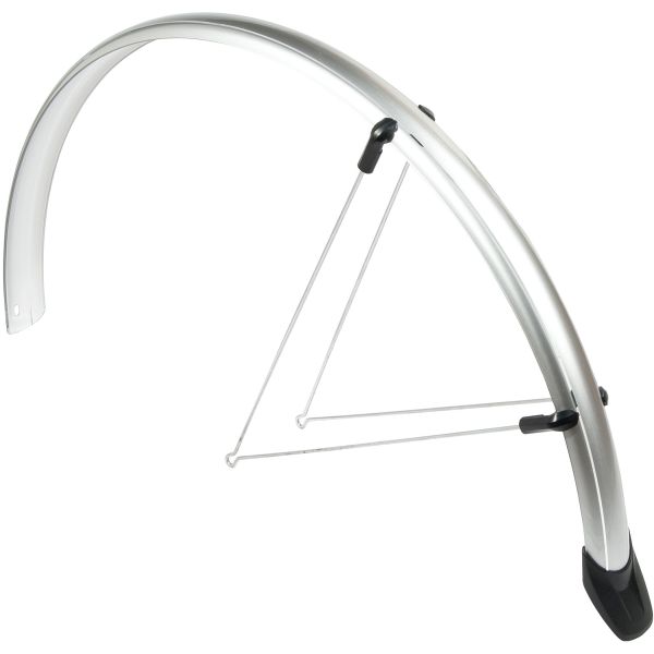 Load image into Gallery viewer, spatbordenset Rapido 28 inch 46 mm kunststof zilver