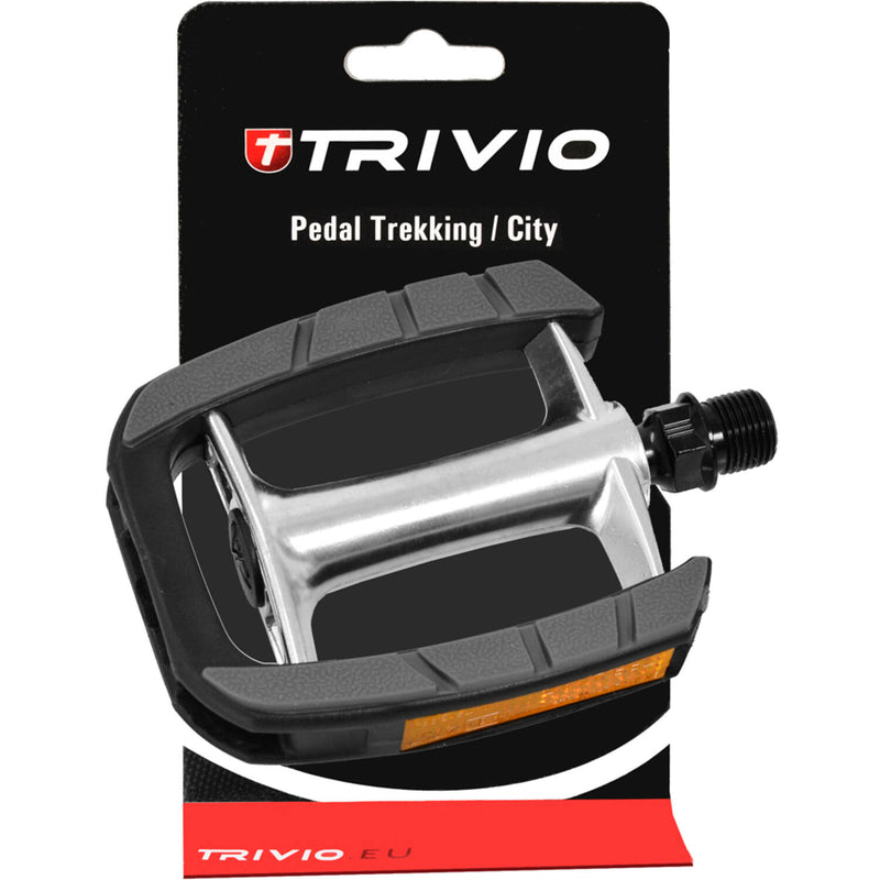 Load image into Gallery viewer, Trivio - fietspedalen trekking ultra light anti-slip zwart