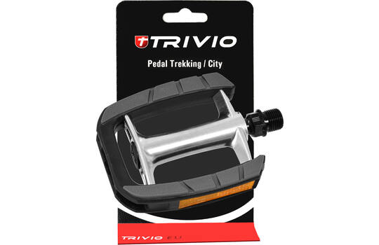 Load image into Gallery viewer, Trivio - fietspedalen trekking ultra light anti-slip zwart