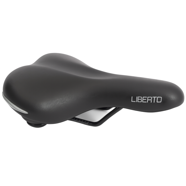 Load image into Gallery viewer, Fietszadel Edge Liberto - zwart (op kaart)