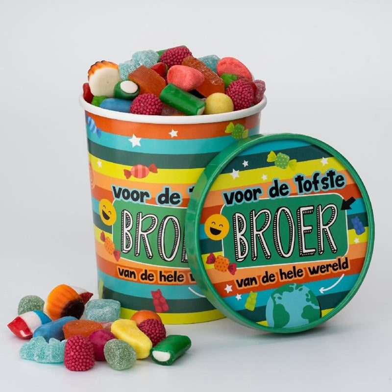 Afbeelding laden in galerijviewer, Paperdreams snoepbeker ø12x14cm - broer