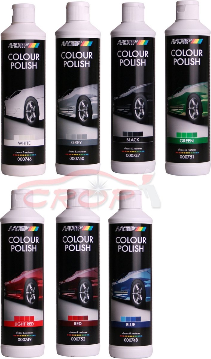 Afbeelding laden in galerijviewer, Motip colour polish black 500ml - herstelt originele kleur - glanzend resultaat