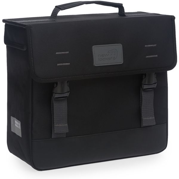 Load image into Gallery viewer, New Looxs Origin Enkele Fietstas - Zwart - Waterafstotend - 1,23 kg