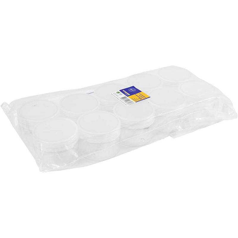 Afbeelding laden in galerijviewer, Https: www.cchobby.nl plastic-voorraadpotten-h-5-cm-d-6-5-cm-110-ml-10-stuk-1-doos