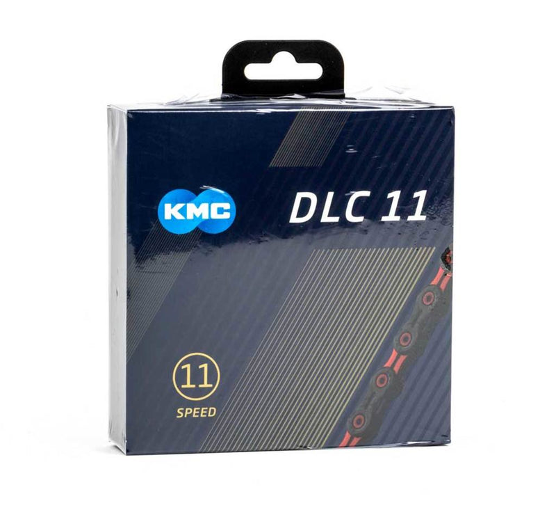 Load image into Gallery viewer, KMC Fietsketting DLC 11 118 Schakels - Rood Zwart