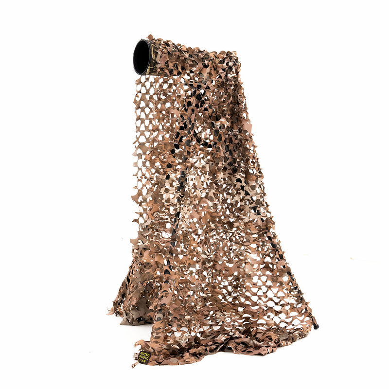 Load image into Gallery viewer, Buteo photo gear 3d leafs camouflagenet forest camo bruin 1,5x3 m