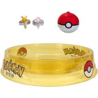 Afbeelding laden in galerijviewer, Battle spinner 2 pack with stadium pikachu #1, mew, poke ball poke ball