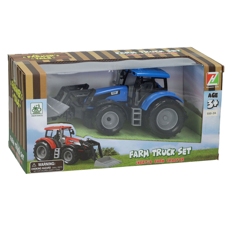 Afbeelding laden in galerijviewer, Tractor met voorlader 1:32