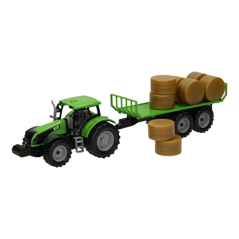 Load image into Gallery viewer, Tractor met balenwagen 1:32