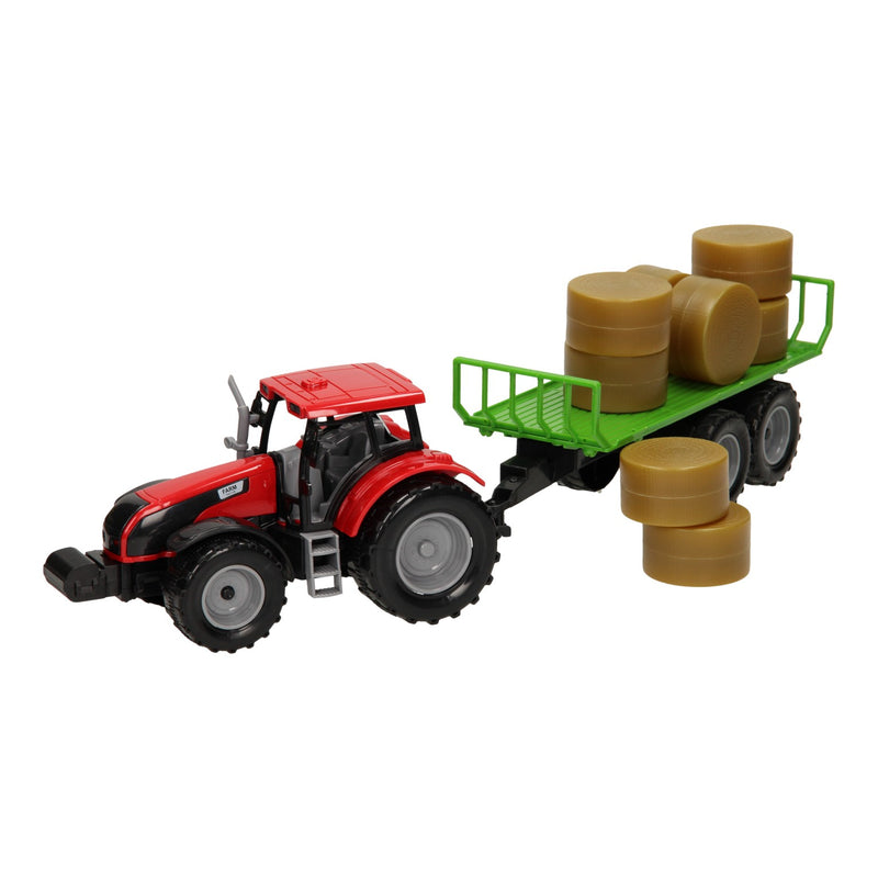 Load image into Gallery viewer, Tractor met balenwagen 1:32