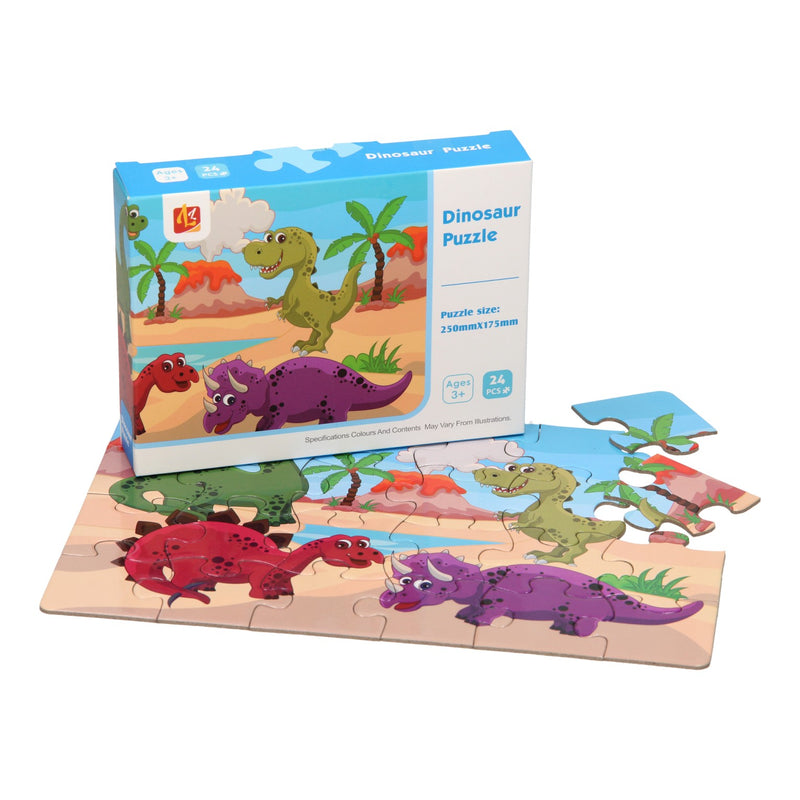 Load image into Gallery viewer, Puzzel dino's, 24st.