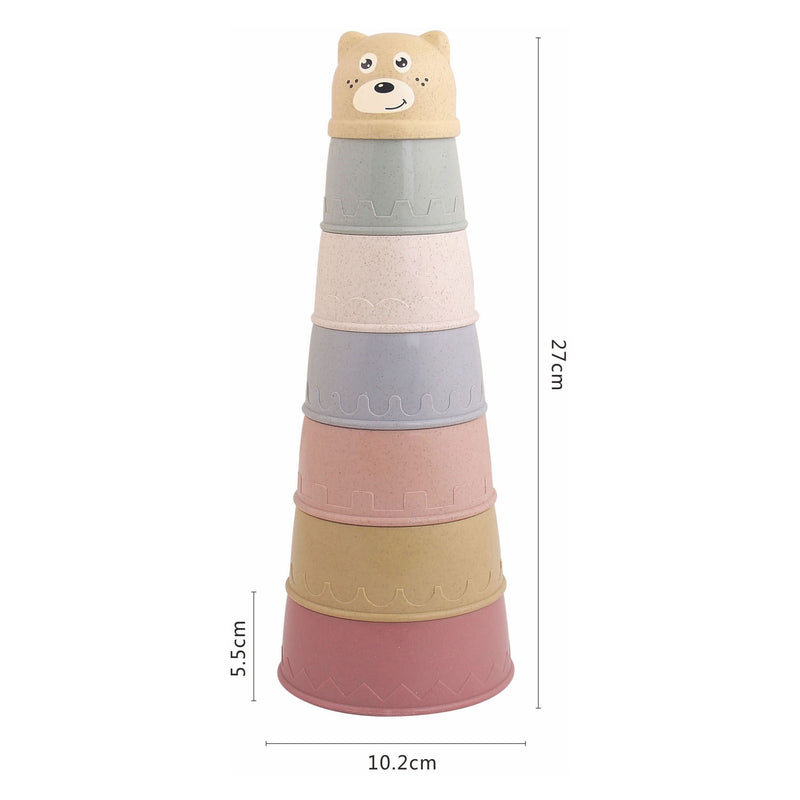 Load image into Gallery viewer, Stapelbekers pastel, 6dlg.