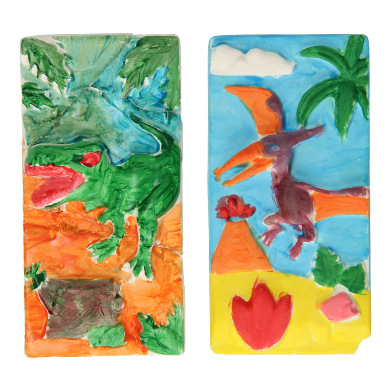 Load image into Gallery viewer, Merkloos sans marque gips gieten koelkast magneten dino