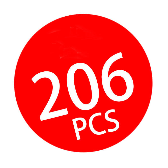 Load image into Gallery viewer, Bouwschijfjes in opbergbox, 206dlg.