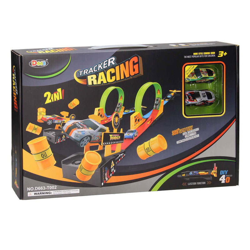 Load image into Gallery viewer, Lobbes speelgoed bv duel lanceerset loopings racebaan