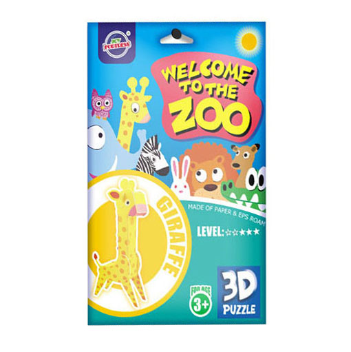 Afbeelding laden in galerijviewer, Bouwpakket 3d giraffe
