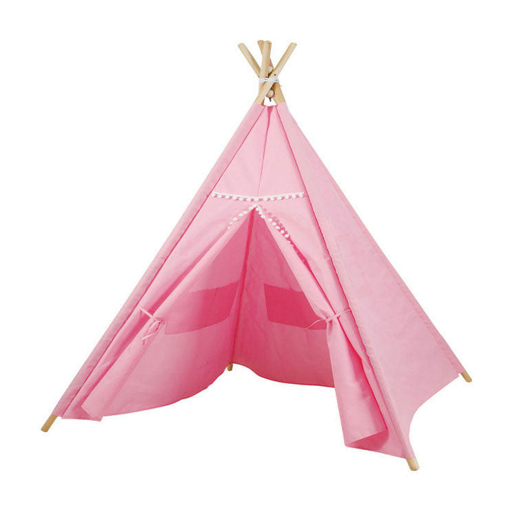 Load image into Gallery viewer, Luxe tipitent roze met lichtjes, 128cm
