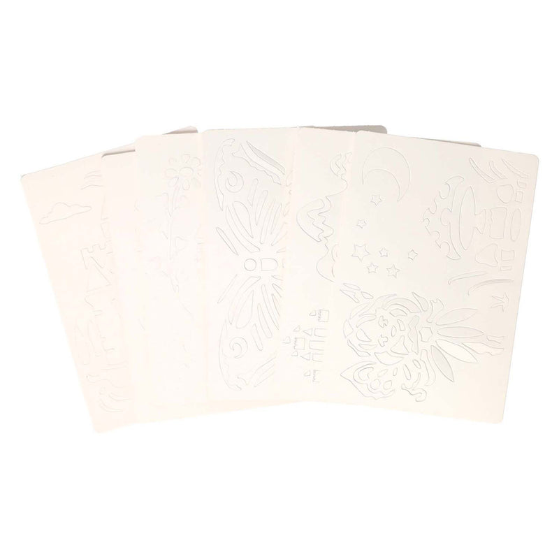 Load image into Gallery viewer, Lobbes speelgoed bv lobbes blaaspennen set met pompje en fantasie templates voor kinderen.