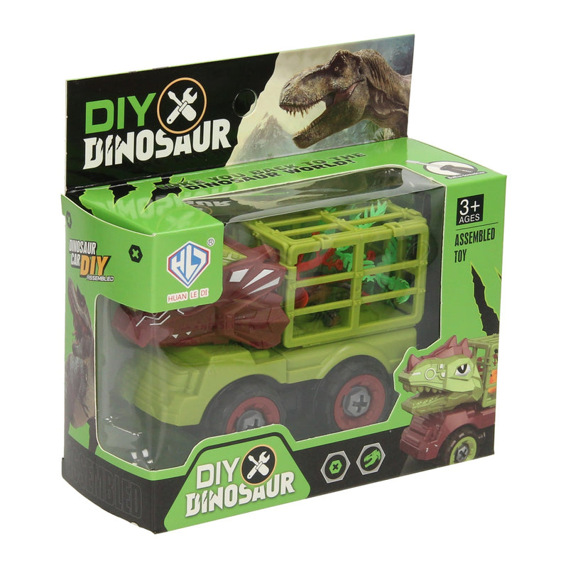 Load image into Gallery viewer, Bouw auto dino met kooi