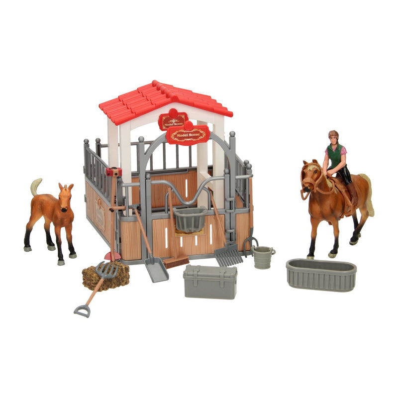 Load image into Gallery viewer, Lobbes paarden manege speelset