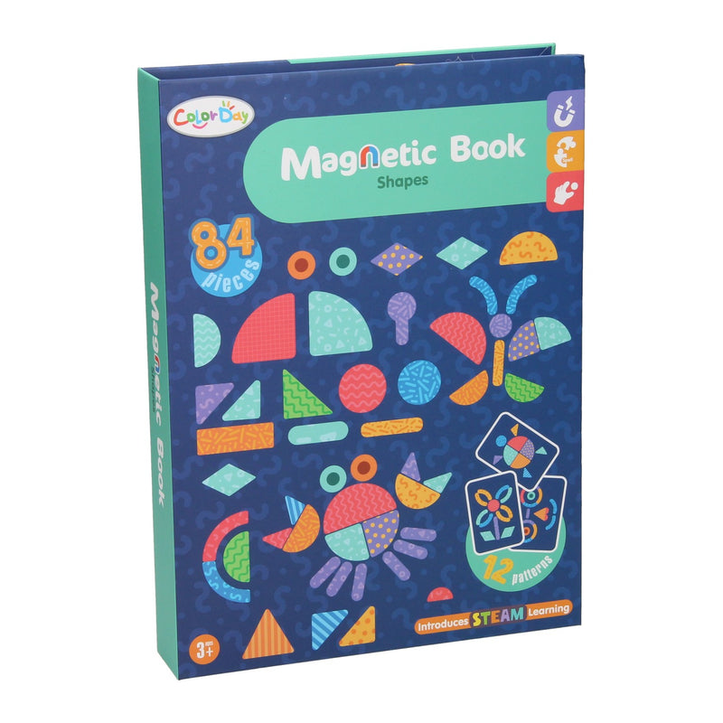 Afbeelding laden in galerijviewer, Lobbes magnetisch boek - vormen, 84dlg.
