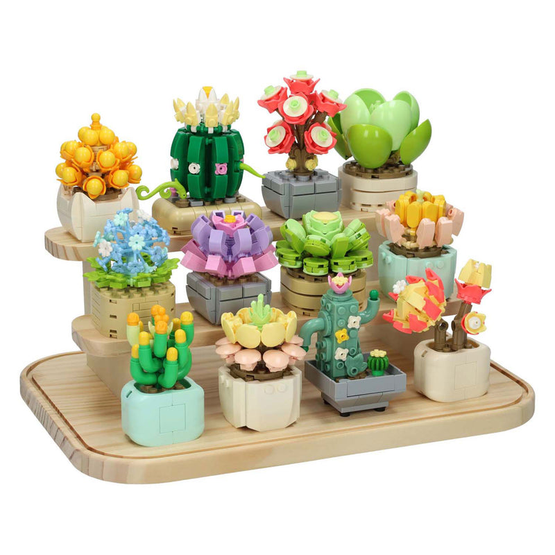 Afbeelding laden in galerijviewer, Bouwsteentjes set bloemen etalage