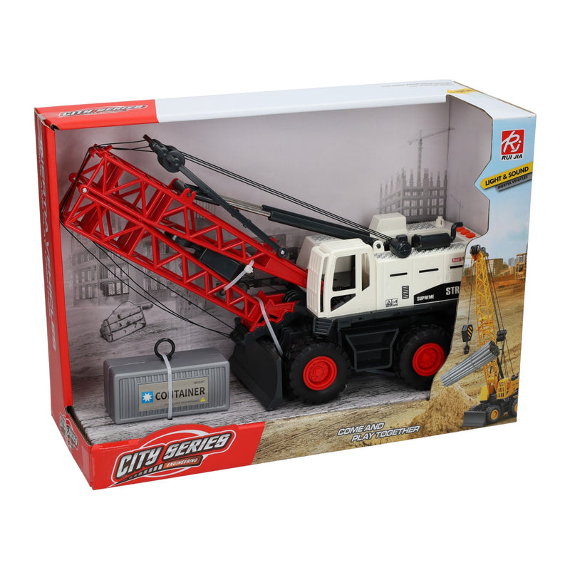 Load image into Gallery viewer, Lobbes constructie kraanwagen met licht geluid