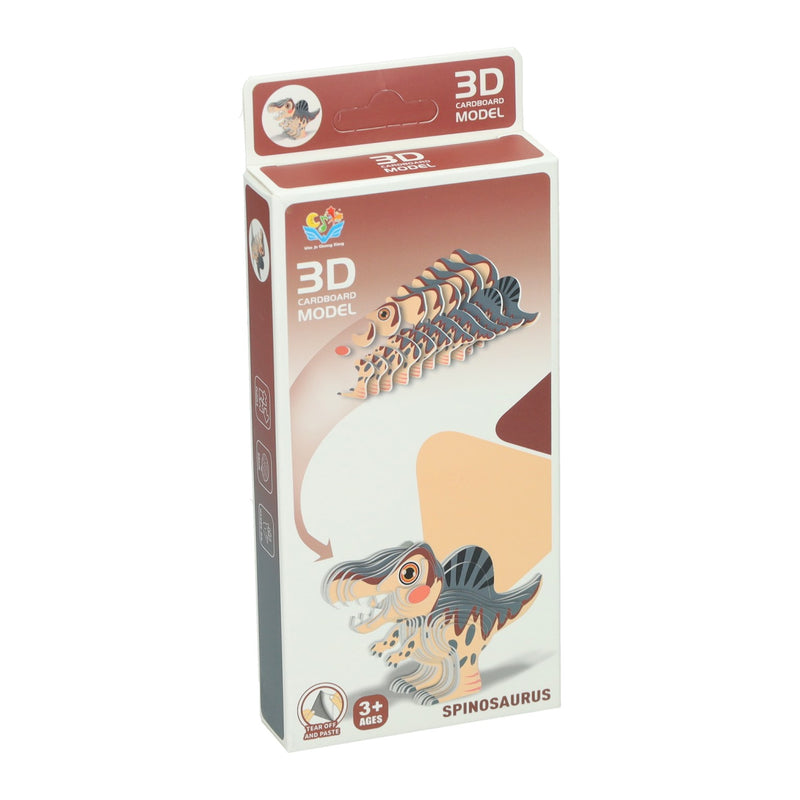 Afbeelding laden in galerijviewer, Diy 3d model puzzel - dino