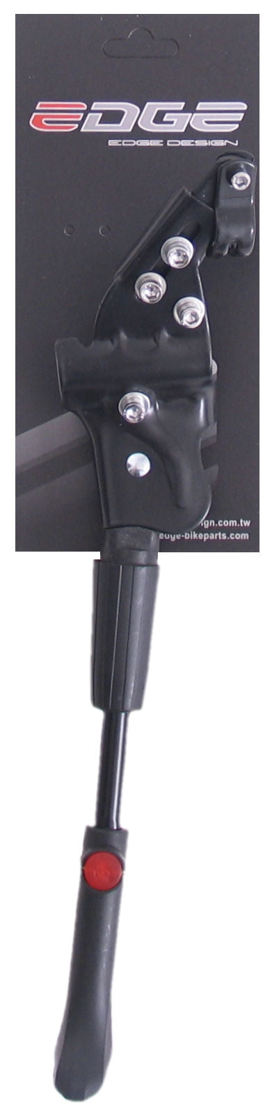 Load image into Gallery viewer, Edge zijstandaard verstelbaar 26 t m 29 - zwart