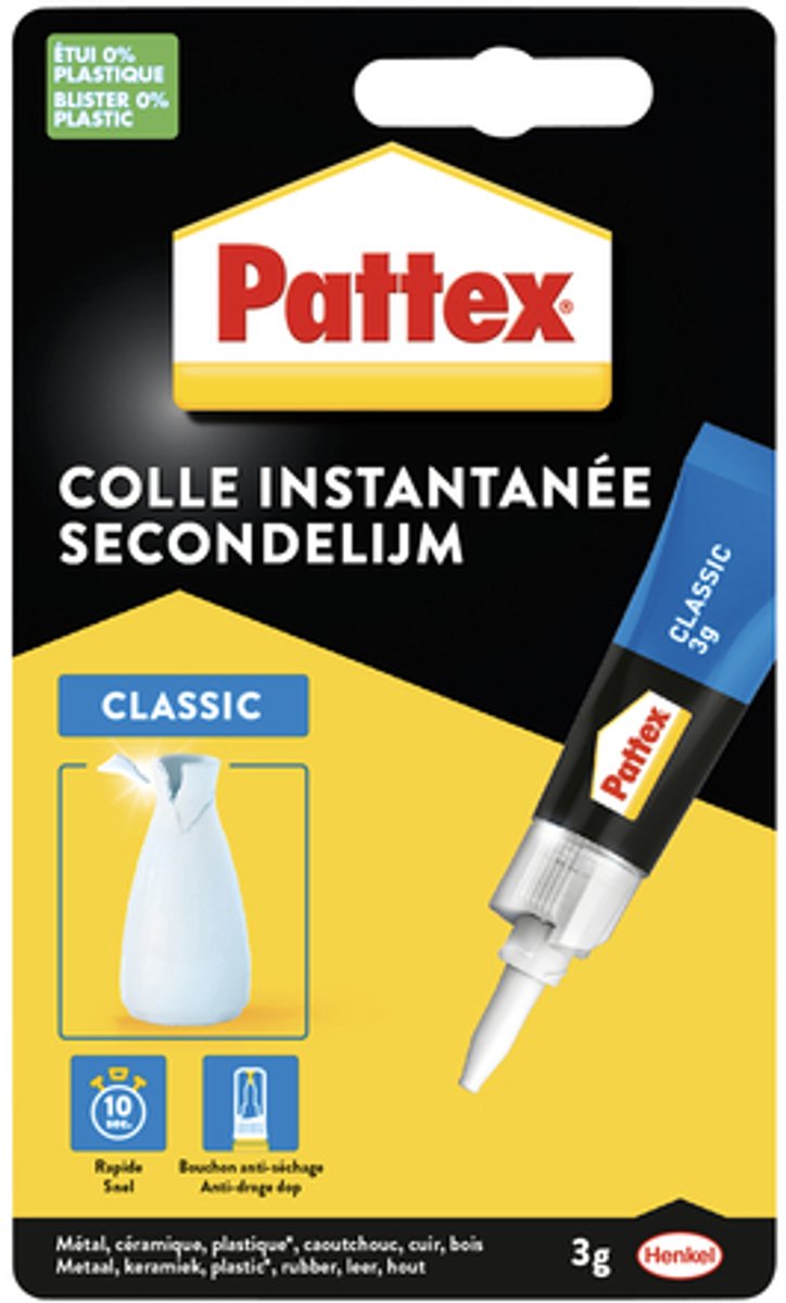 Afbeelding laden in galerijviewer, Pattex secondelijm classic