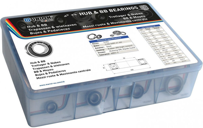 Load image into Gallery viewer, Marwi union assortimentsdoos kogellagers hub bb