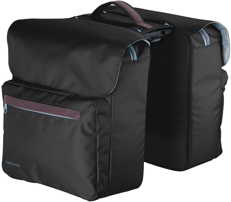 Load image into Gallery viewer, Racktime dubbele tas ture 2.0 double bag ture 2.0 carbon black