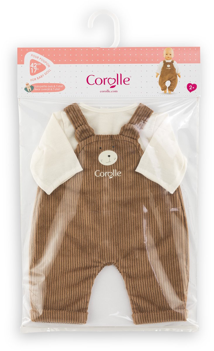 Load image into Gallery viewer, Corolle poppen overall met t-shirt kleine ontdekker - 42cm
