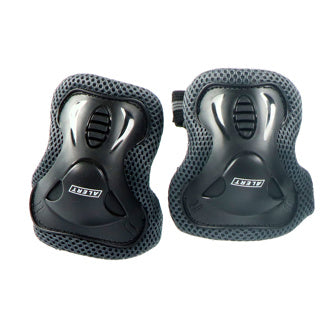 Afbeelding laden in galerijviewer, Alert sport skate beschermset kinderen 3 delig (maat m) zwart | 2 stuks