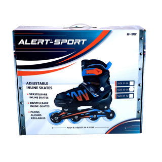 Load image into Gallery viewer, Alert sport inline skates skeelers oranje (maat 35-38)