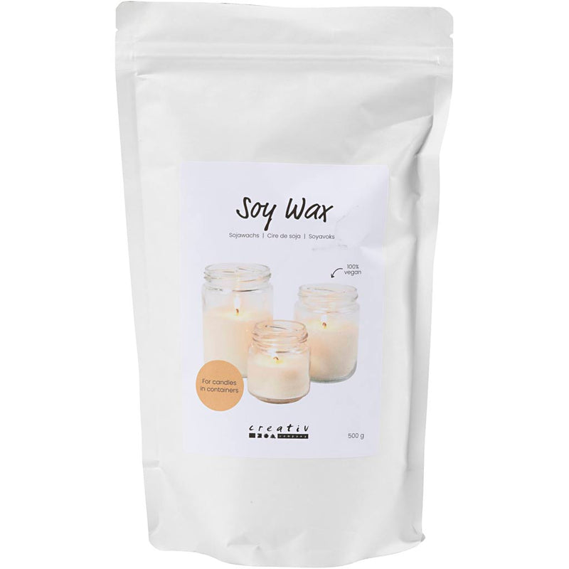 Afbeelding laden in galerijviewer, Https: www.cchobby.nl sojawas-voor-kaarsen-in-potten-creme-500-gr-1-doos