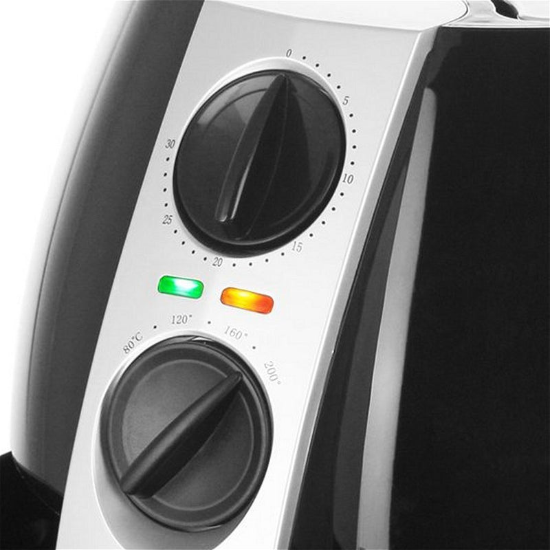 Load image into Gallery viewer, Emerio af-116073 smart fryer 4.5l 1500w zwart zilver