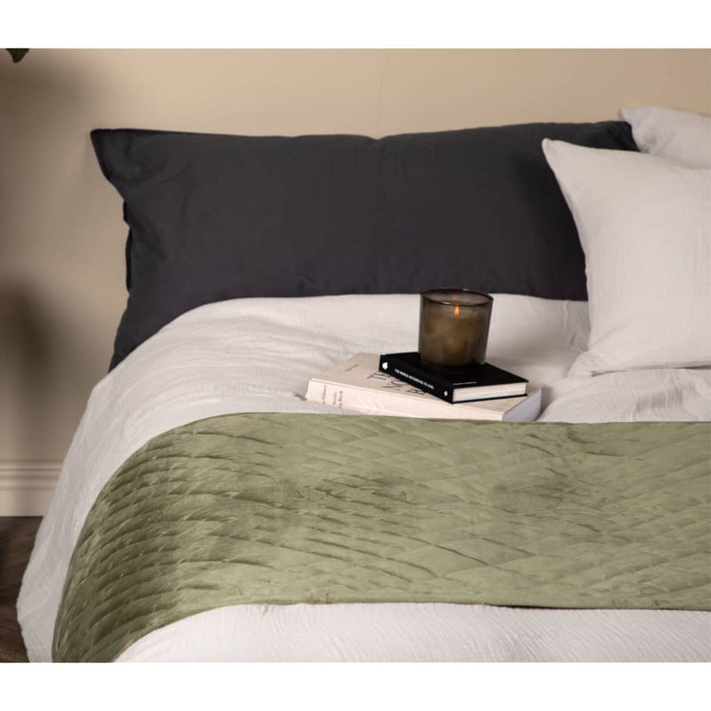 Load image into Gallery viewer, Venture Home Venture Home Bedsprei Jilly 80x260 cm polyester groen