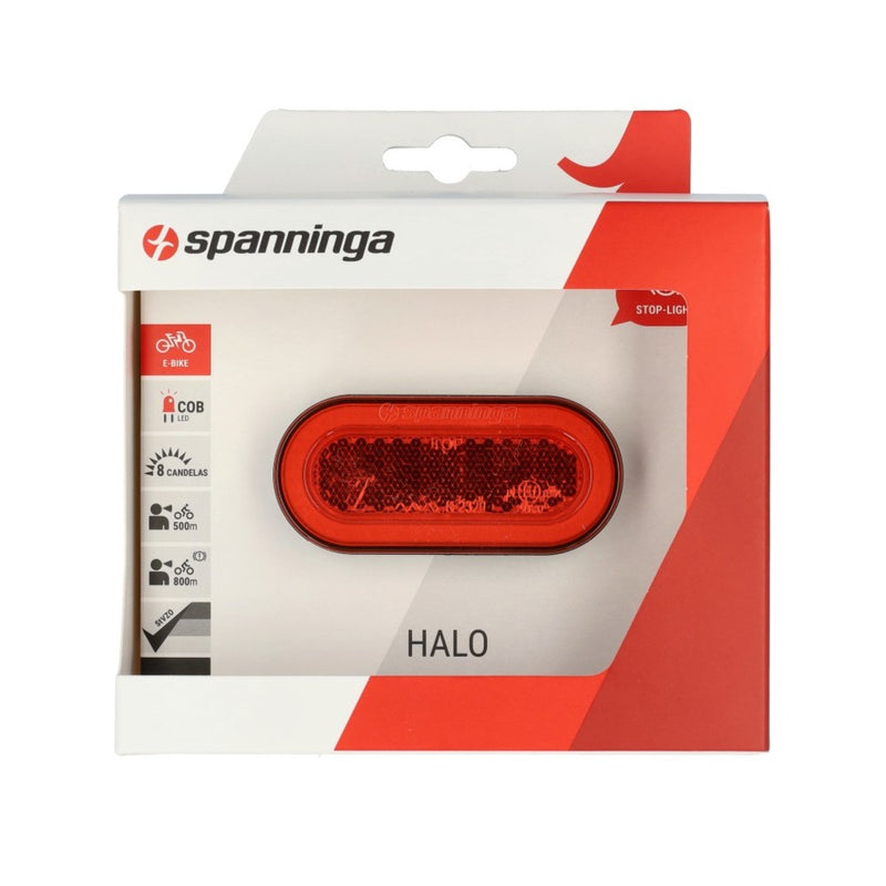 Load image into Gallery viewer, Spanninga achterlicht halo xer drager met remlicht 6-48v 50mm