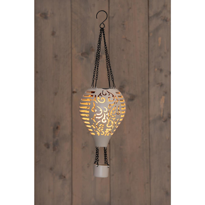 Afbeelding laden in galerijviewer, Anna's collection solar luchtballon vlameffect zand 10led 12,7x38cm 1xaaa 300mah