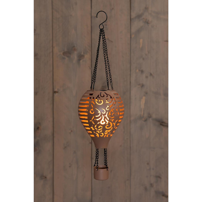 Afbeelding laden in galerijviewer, Anna's collection solar luchtballon vlameffect terra 10led 12,7x38cm 1xaaa 300mah