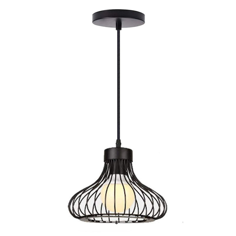 Load image into Gallery viewer, Homestyle pro mk013-b industriële hanglamp 23x20 cm zwart metaal