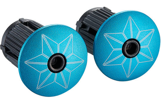 Load image into Gallery viewer, Supacaz - super sticky kush star fade stuurlint zwart neon blauw