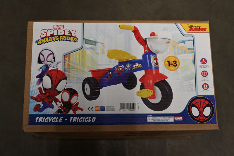 Afbeelding laden in galerijviewer, Volare driewieler marvel spidey - jongens - blauw